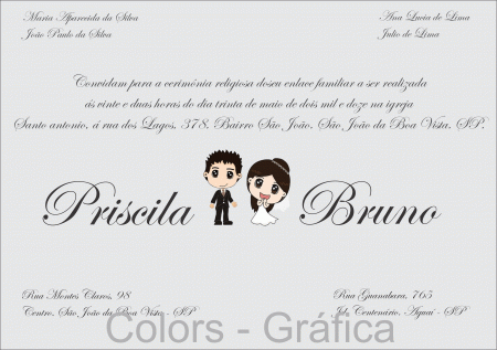 Convite casamento 6                                                                                                                    